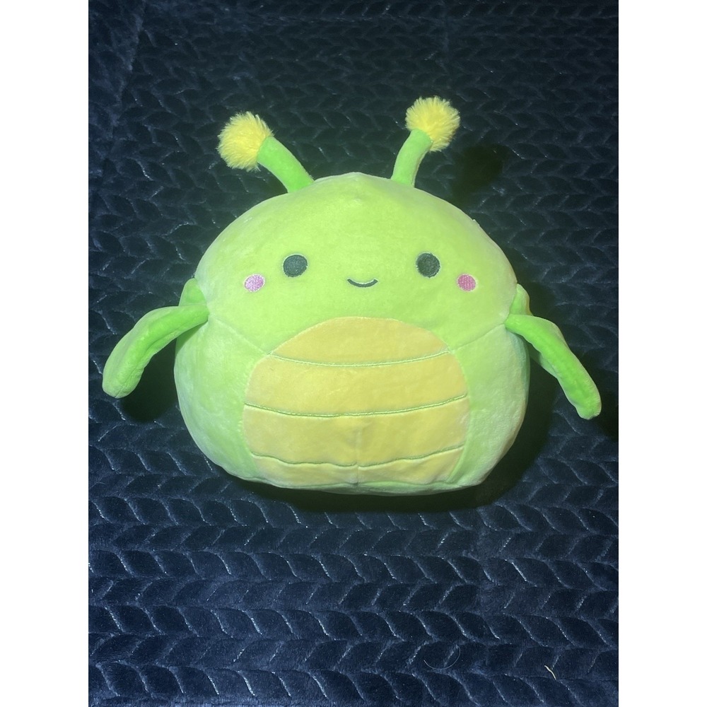 Squishmallow Kellytoy Pilar the Green Grasshopper 8" Plush Stuffed Animal